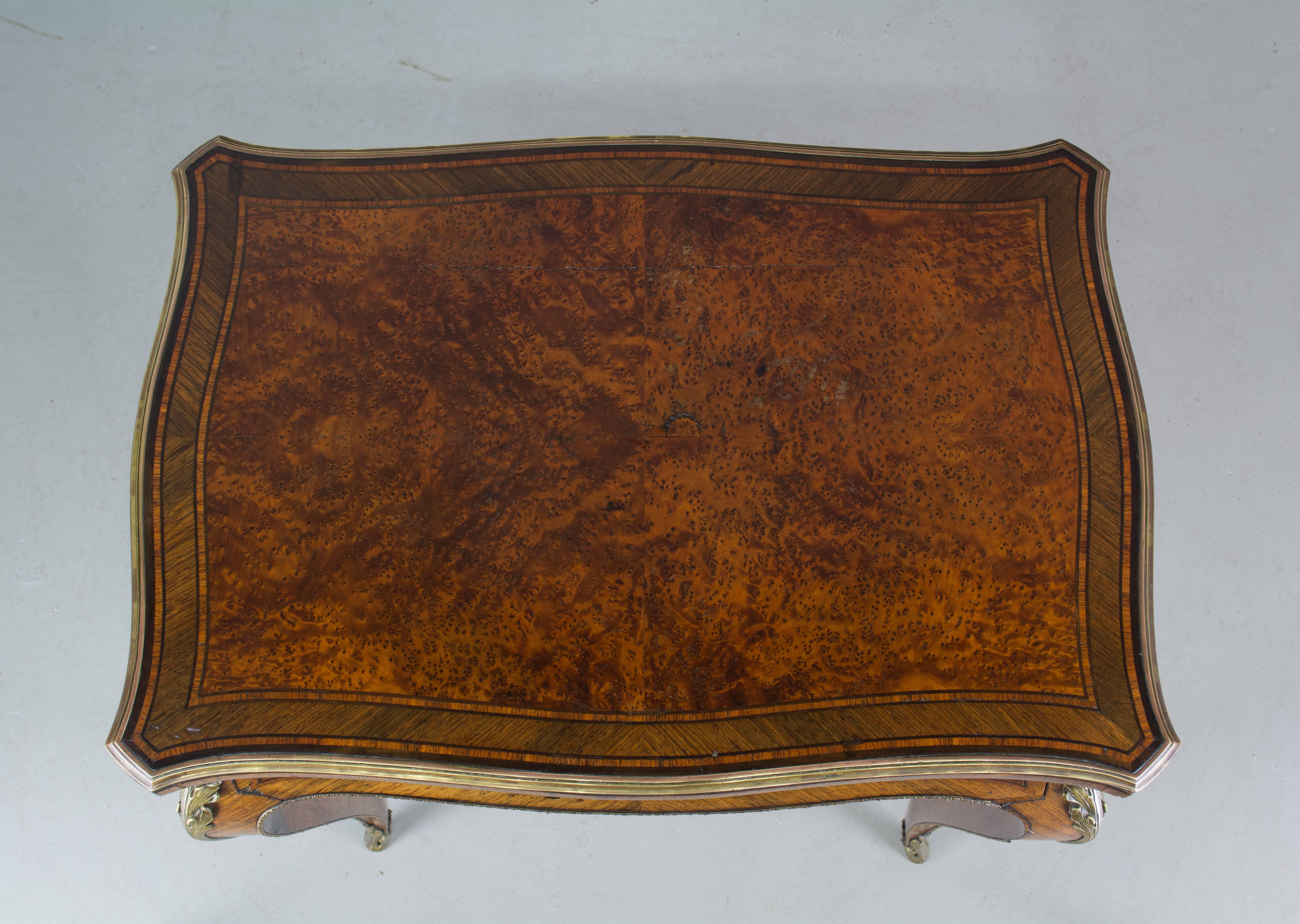 19th Century Louis XV Style Marquetry Table 5