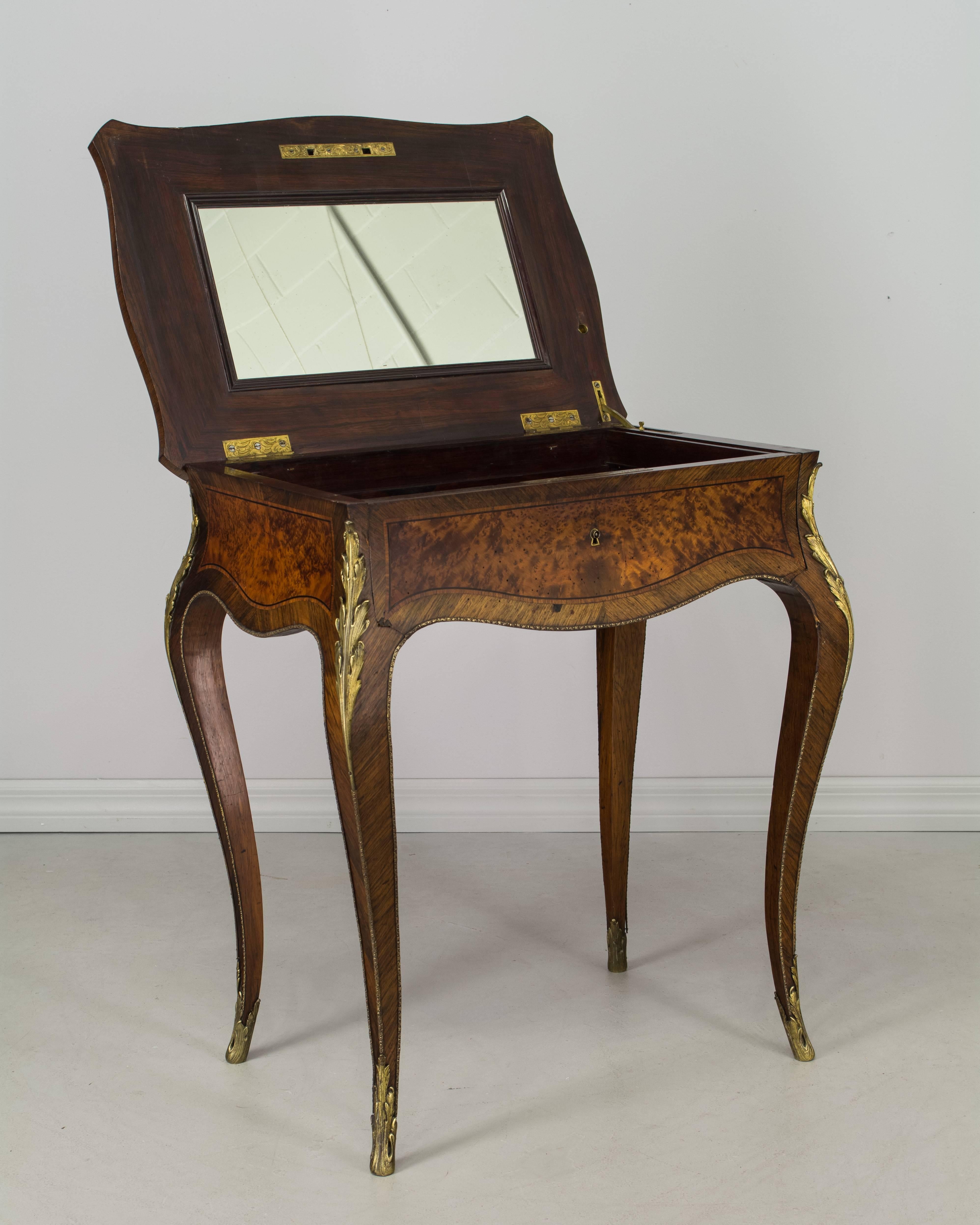 19th Century Louis XV Style Marquetry Table 6