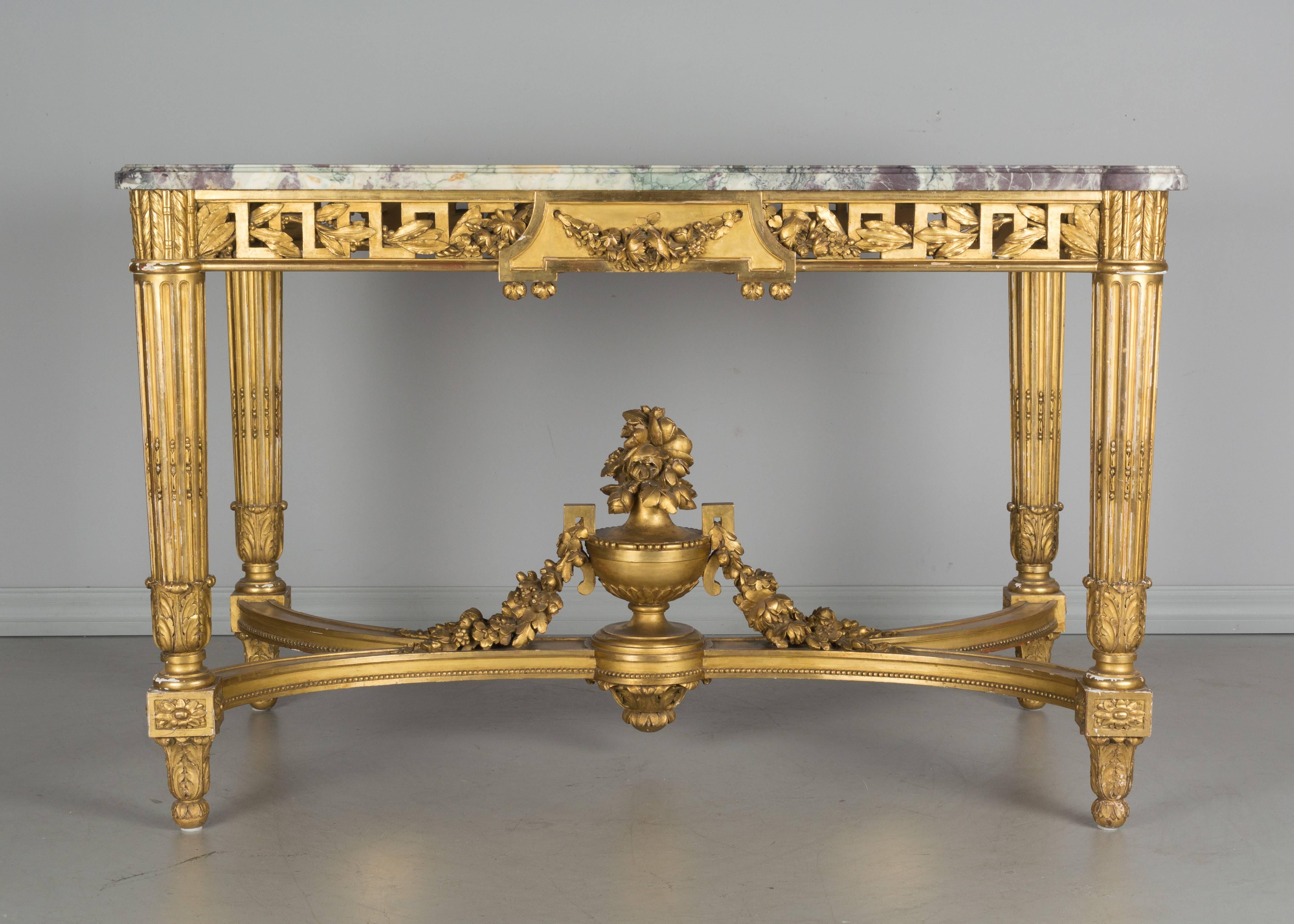 19th Century Louis XVI Style Center Table 2