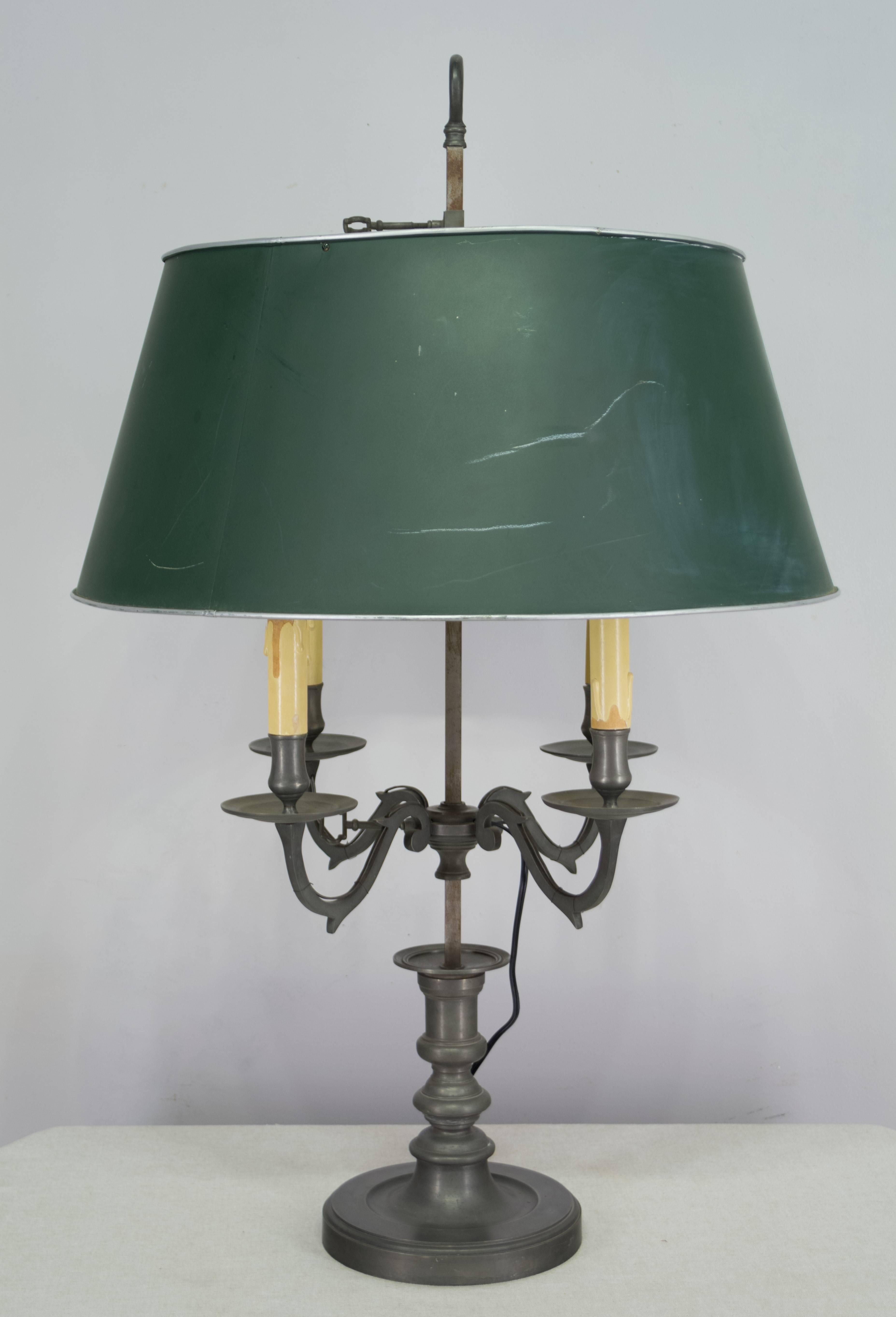 Large French Bouillotte Table Lamp 2