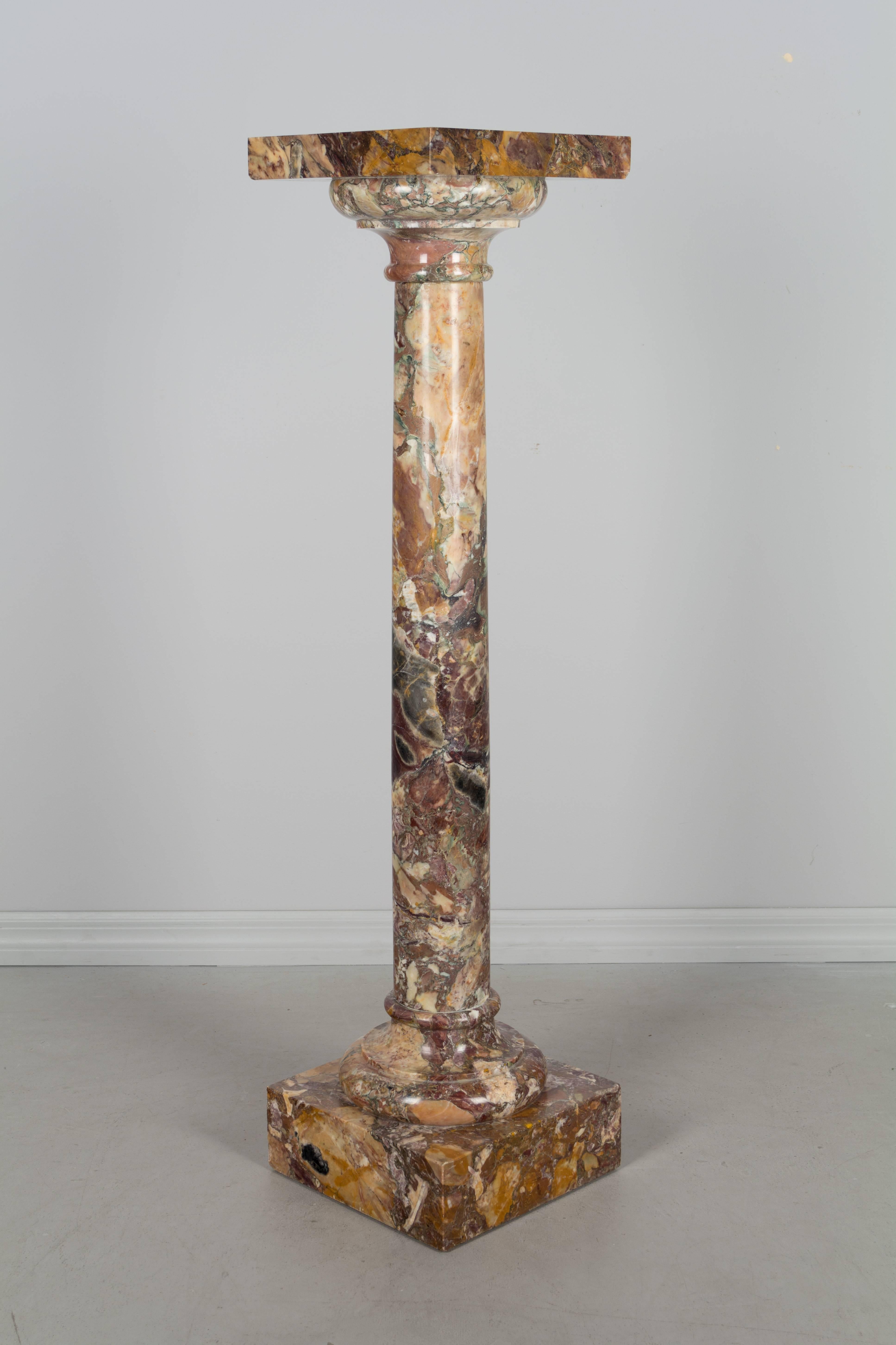 19th Century French Marble Pedestal 2