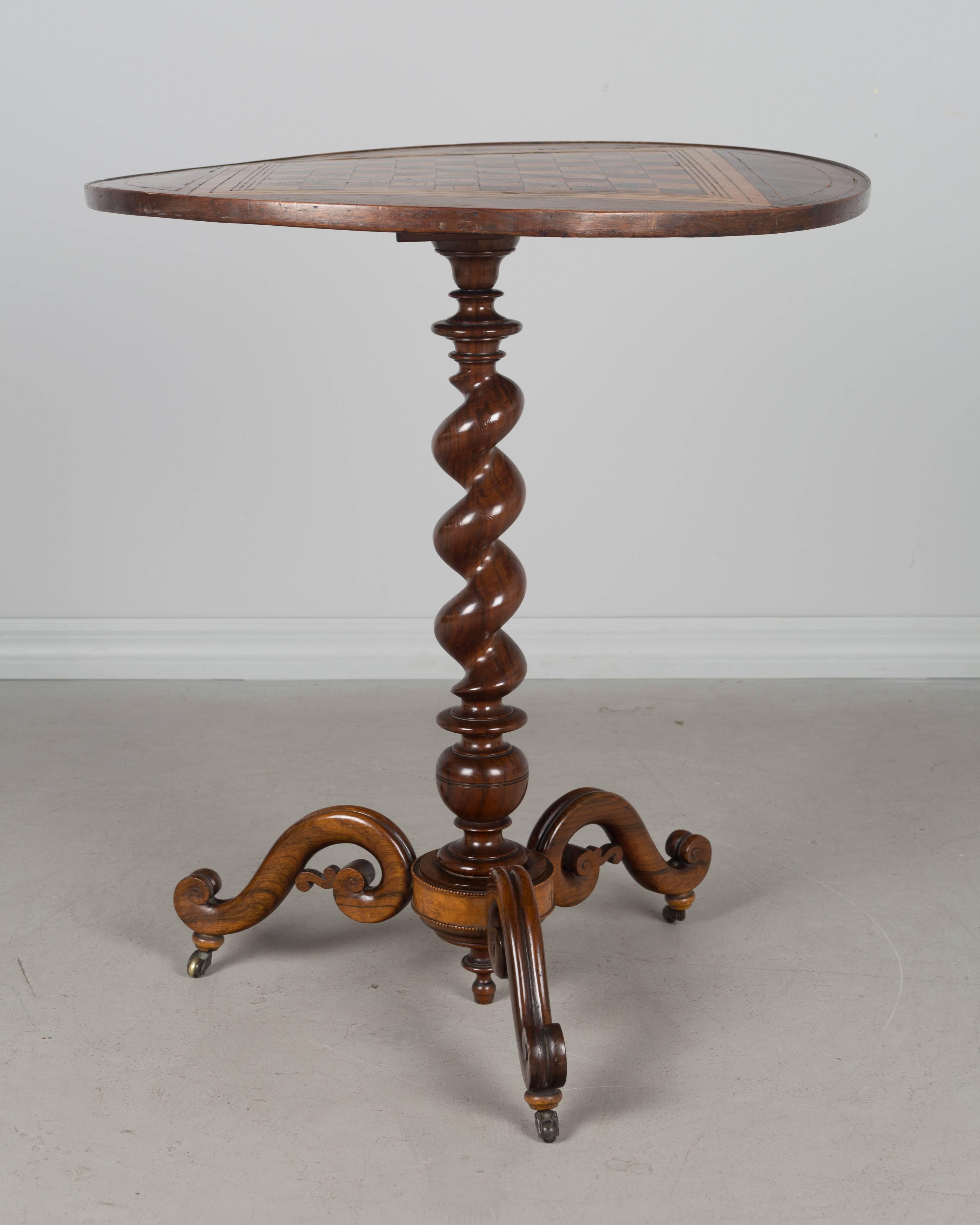 19th Century French Tilt-Top Game Table 2