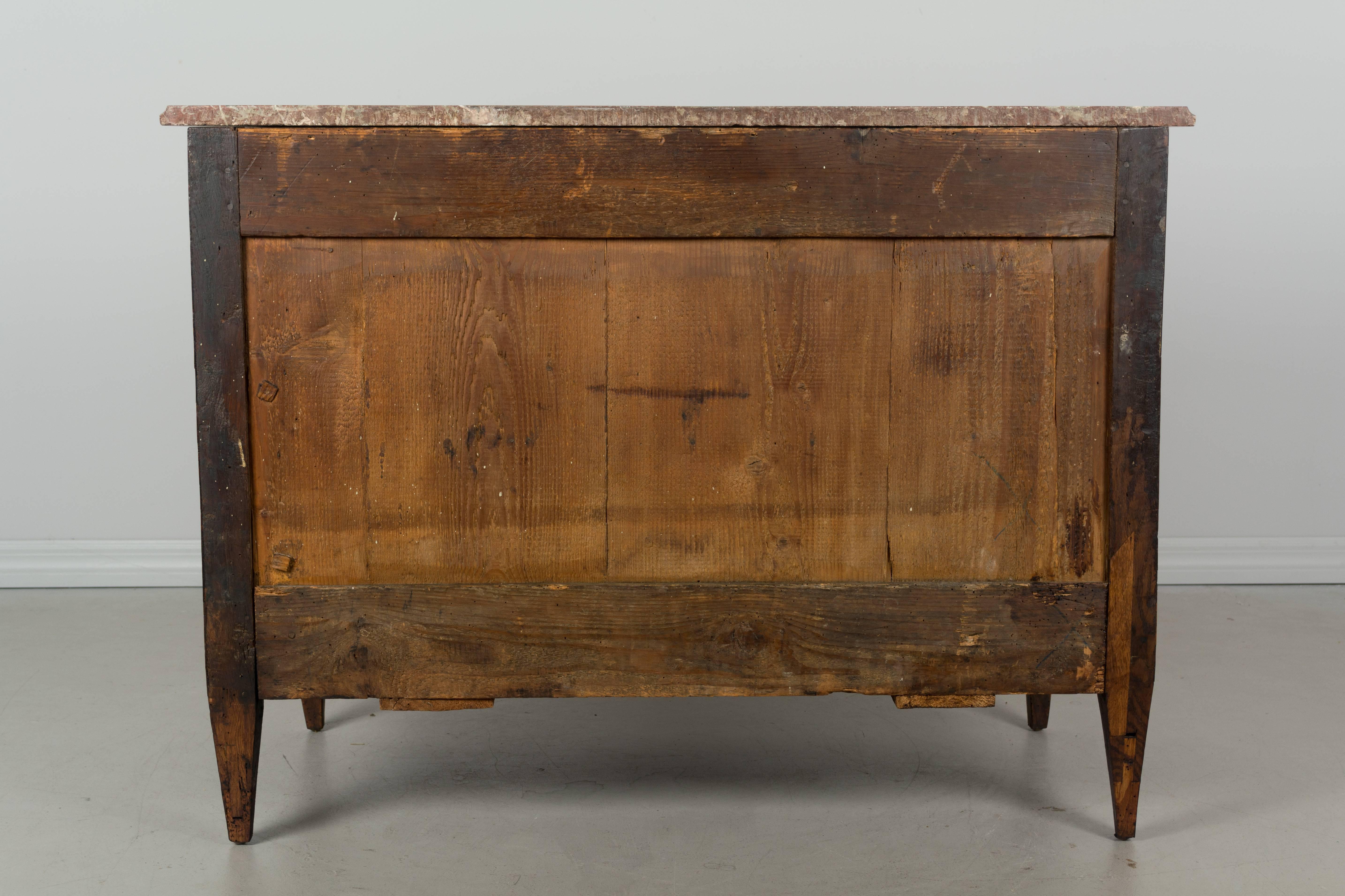 18th Century Louis XVI Marquetry Commode 3