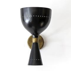 Italian Double Cone Wall Light