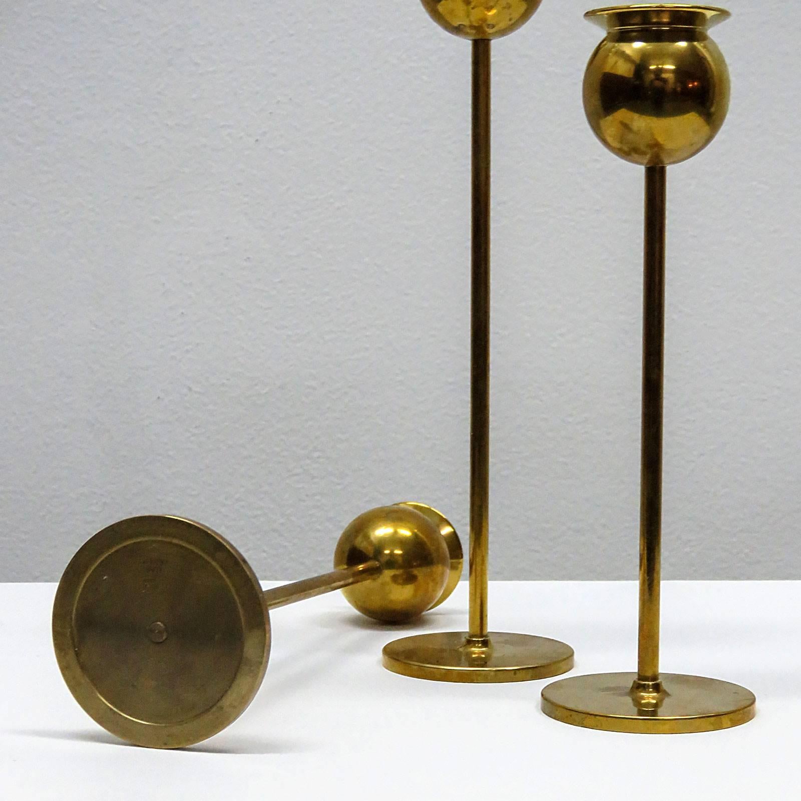 Late 20th Century Tulip Candlesticks by Pierre Forssell for Skultuna