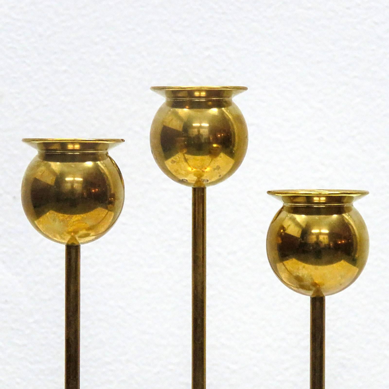 Tulip Candlesticks by Pierre Forssell for Skultuna 2