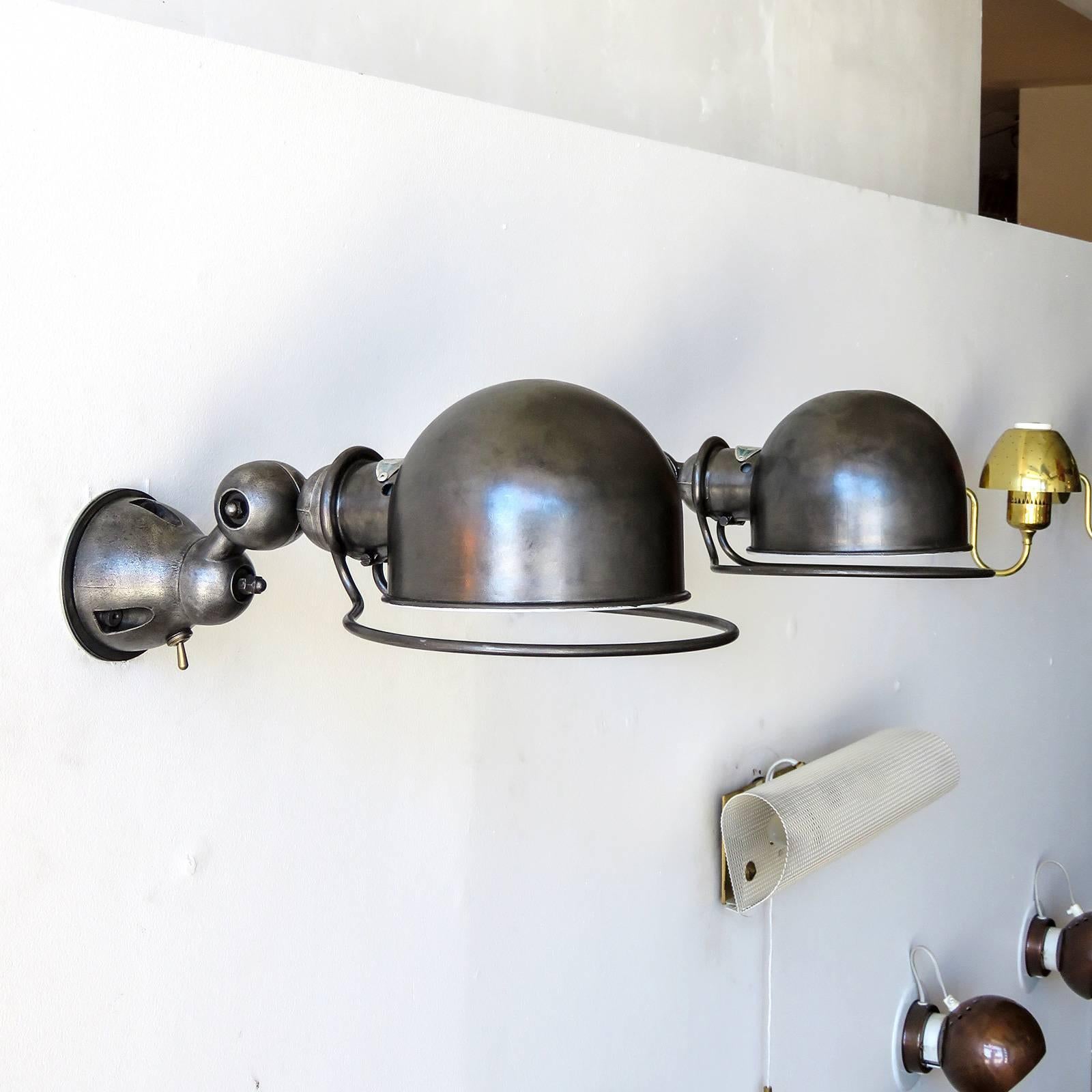 French Pair of Jielde Wall Lights