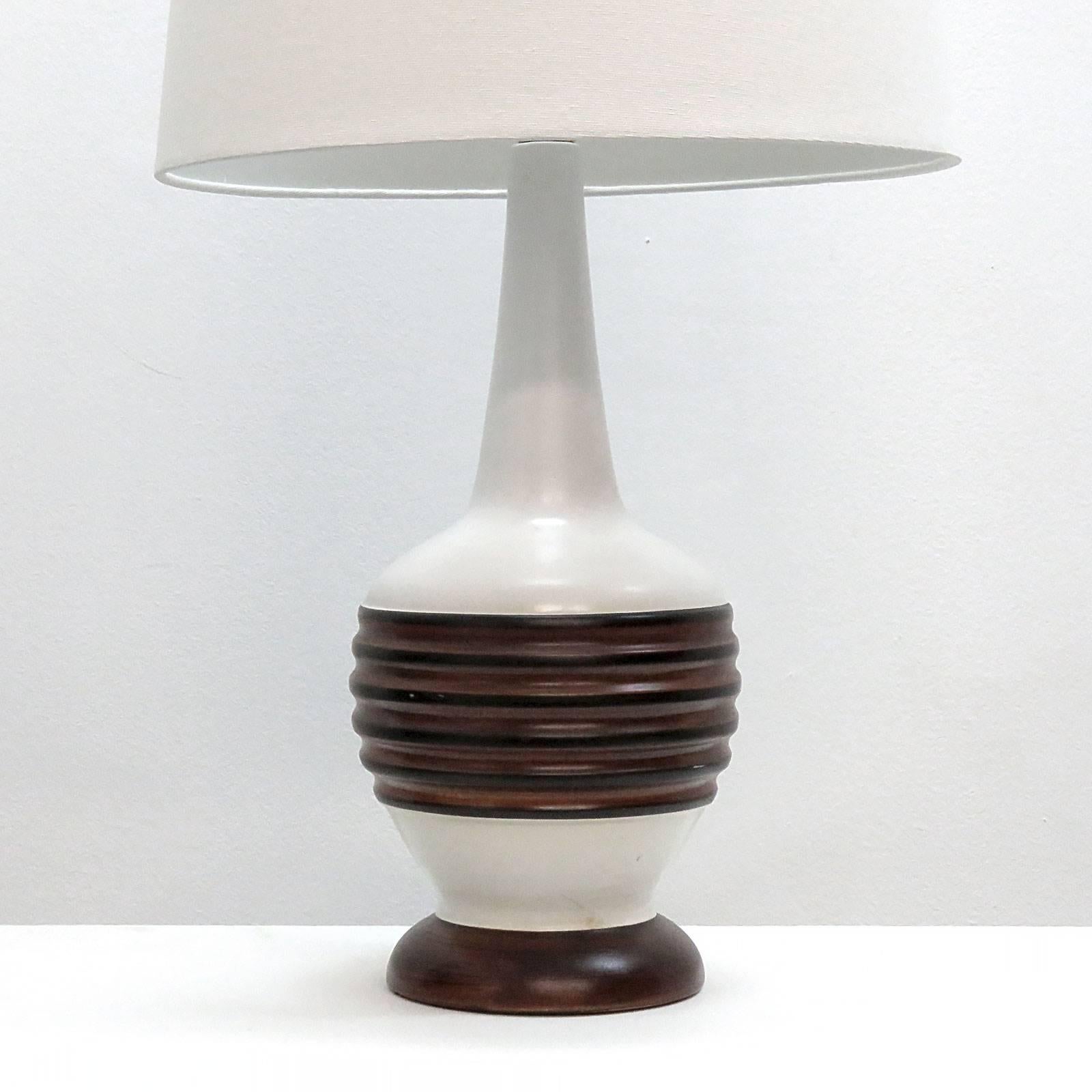 Pair of Danish Table Lamps In Excellent Condition In Los Angeles, CA