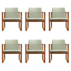 Six Børge Mogensen Dining Chairs 9