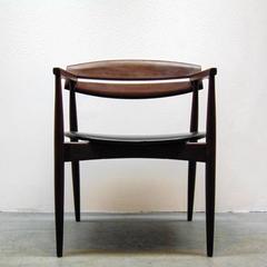 Sculptural Teak Armchairs by John Sylvester