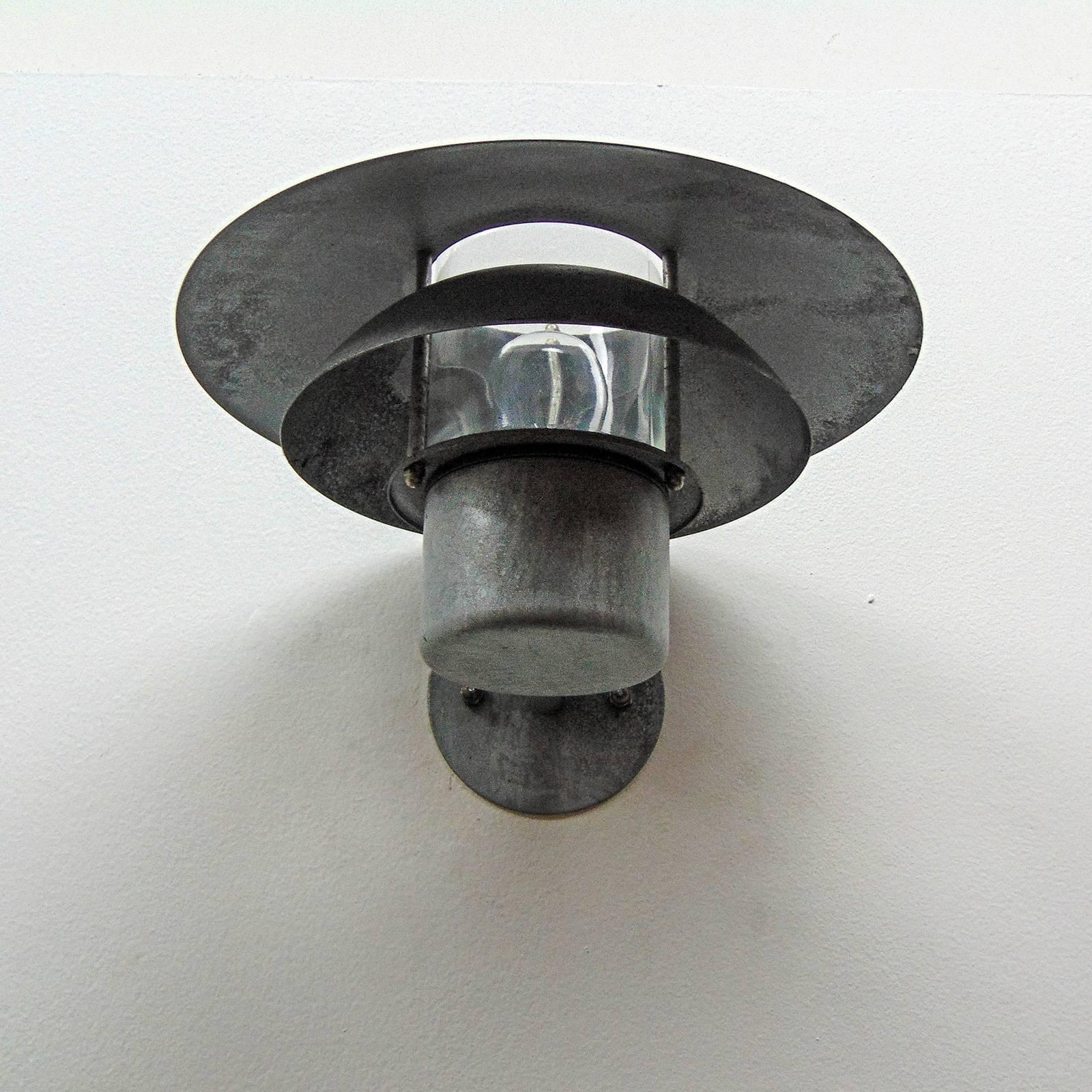 Danish Galvanized Steel Outdoor Wall Light 1