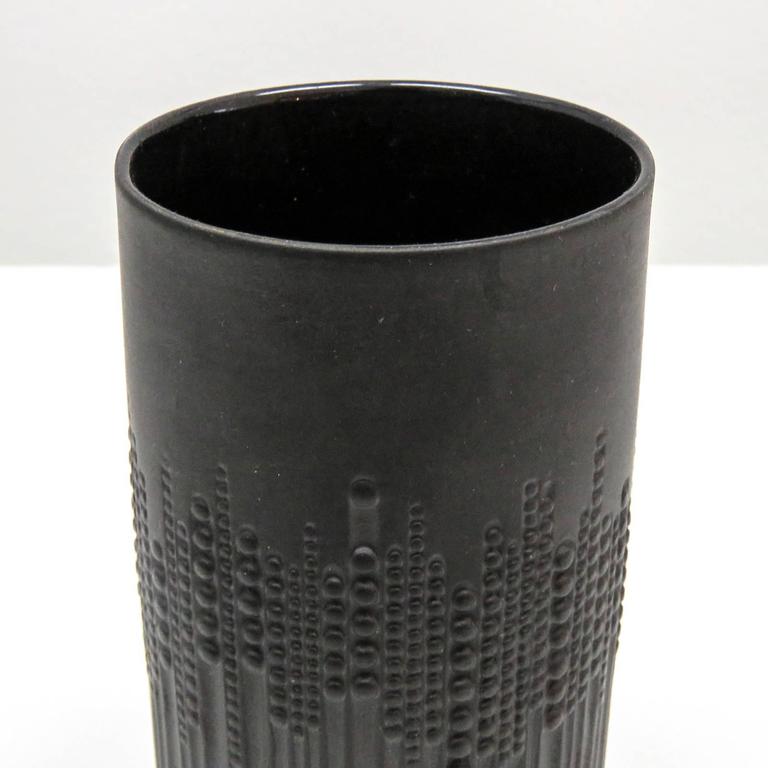 Tapio Wirkkala for Rosenthal Porcelain Noir In Excellent Condition For Sale In Los Angeles, CA