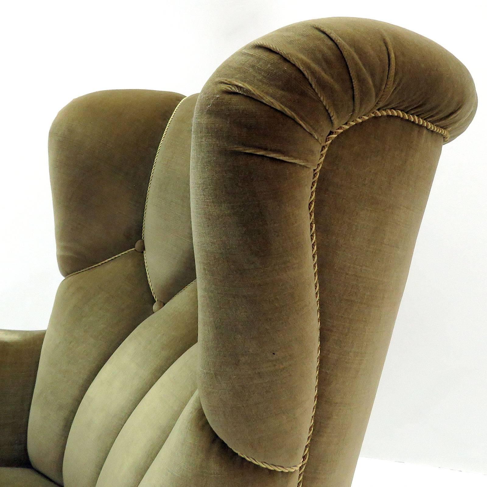 Danish 1950s High Back Lounge Chair 3