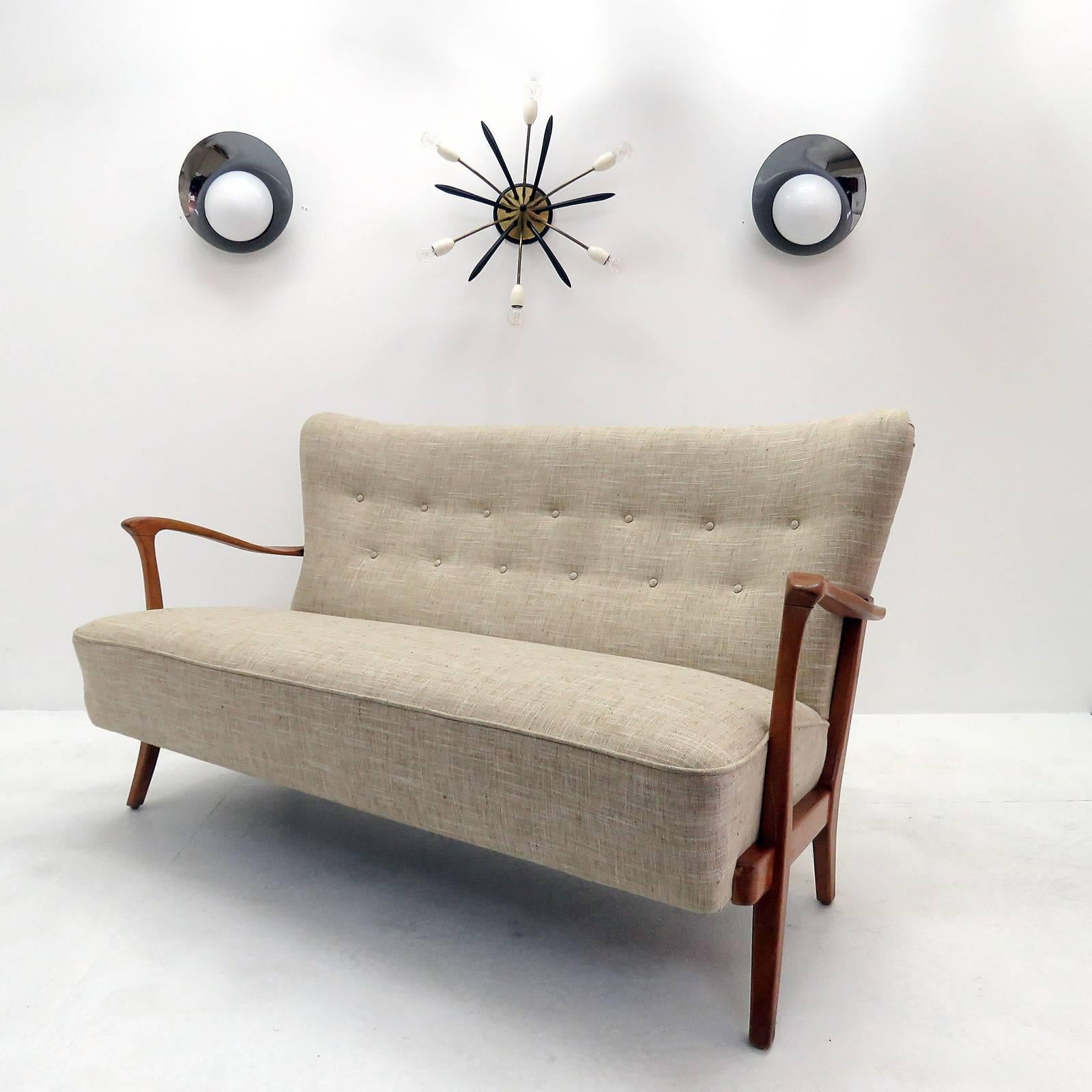 Three-Seat Danish Modern Sofa, 1940 In Excellent Condition In Los Angeles, CA