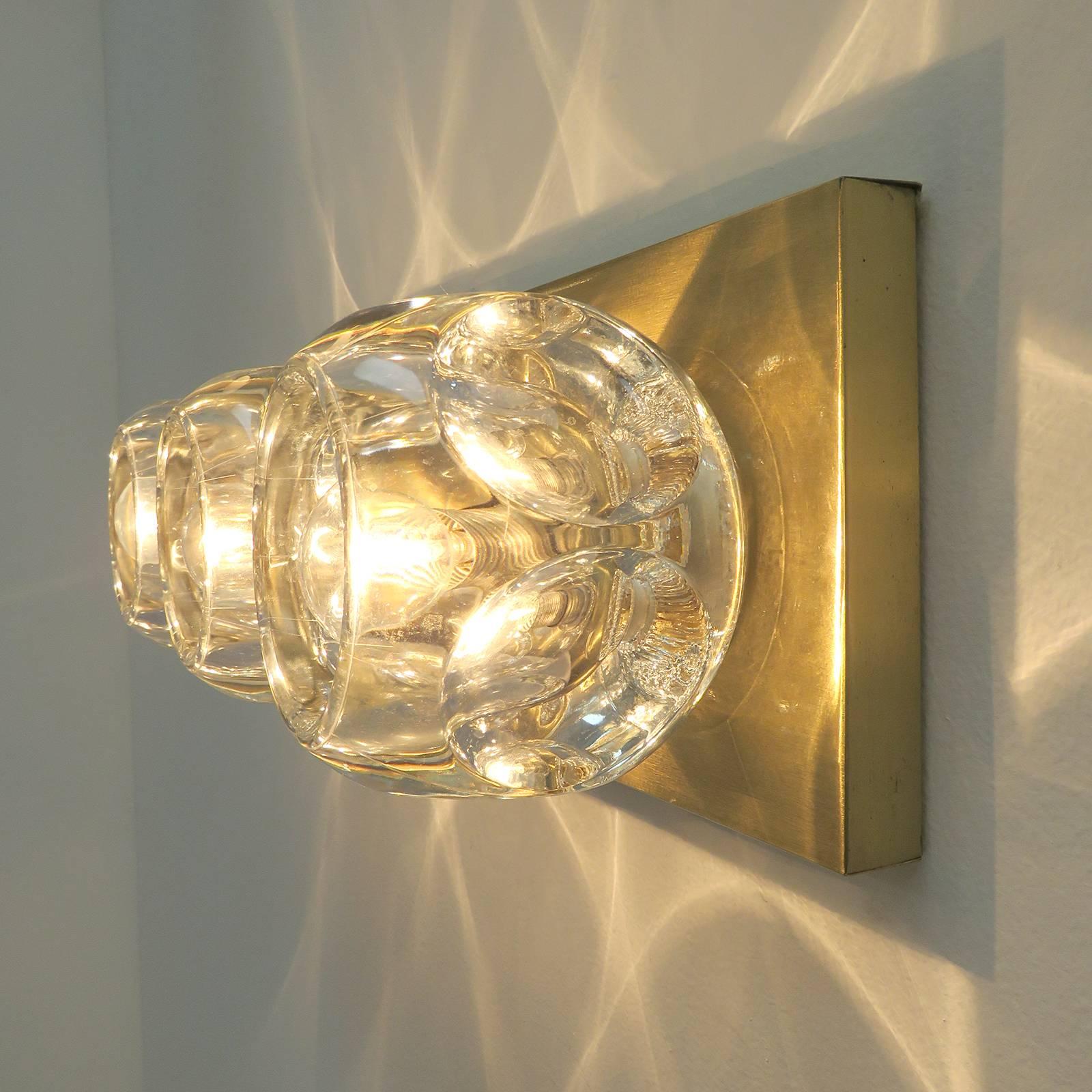 Pair of Cubic Wall Lights by Peill & Putzler 3