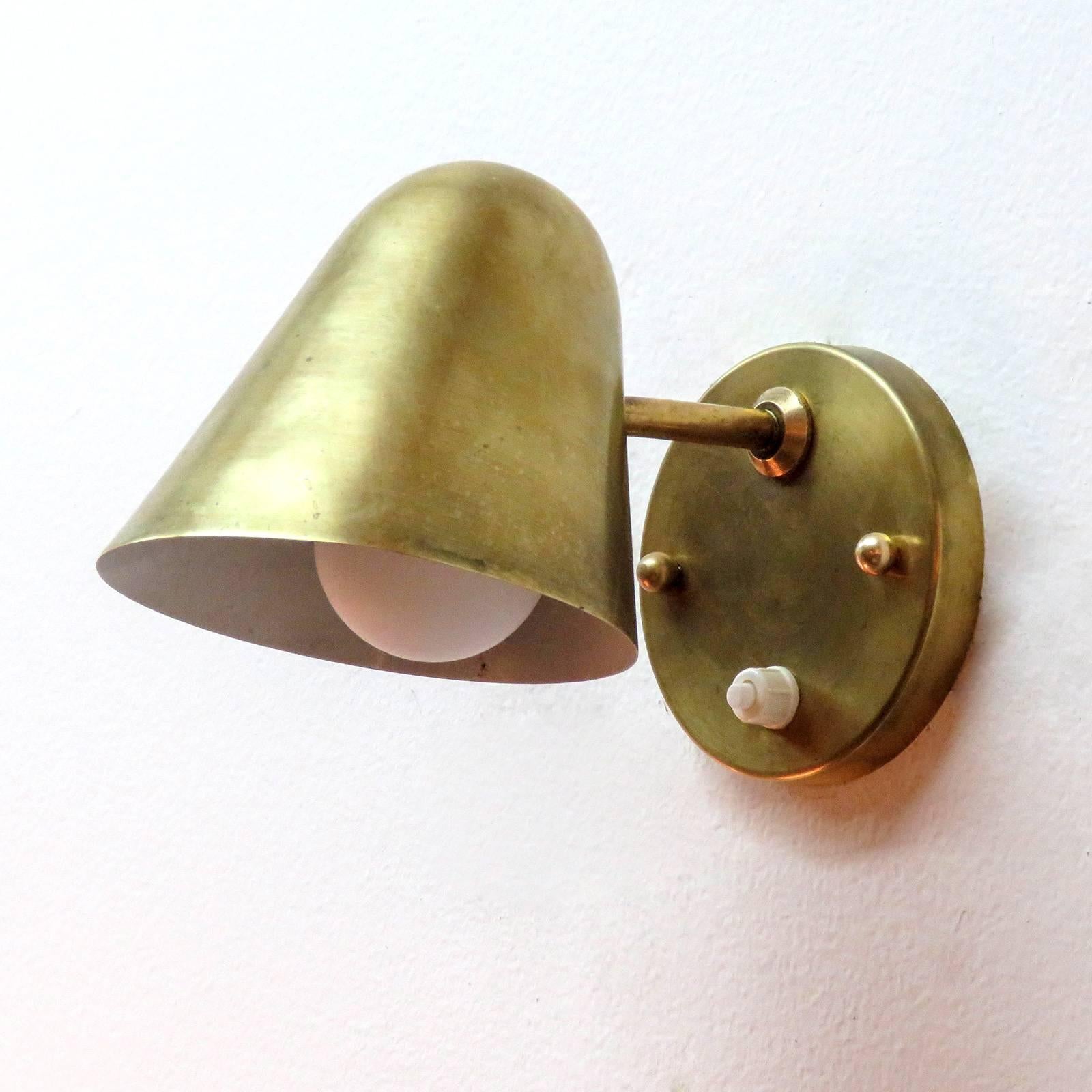 Mid-Century Modern Pair of Jacques Biny Wall Lights