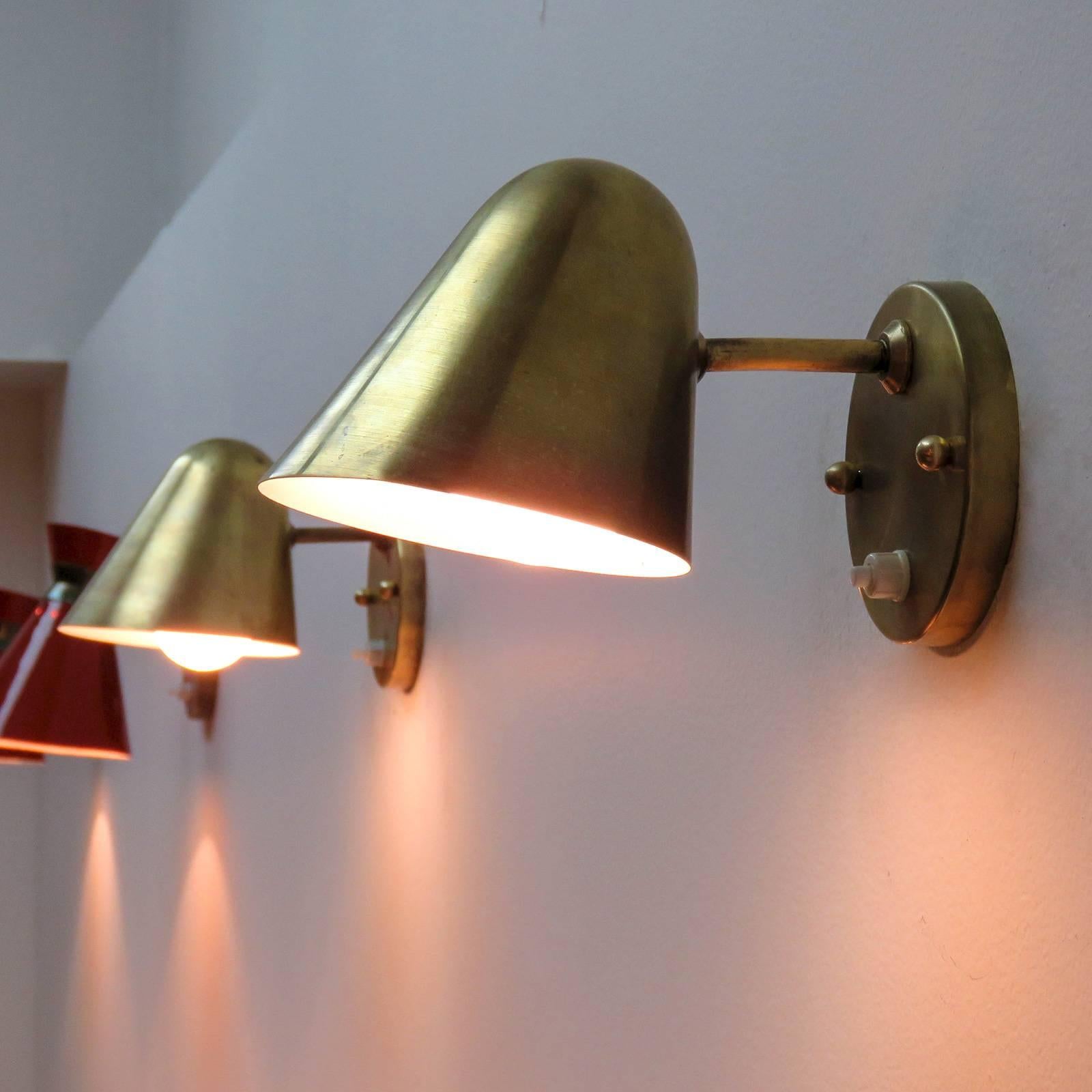 Pair of Jacques Biny Wall Lights 3