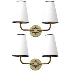 French Double Arm Wall Lights