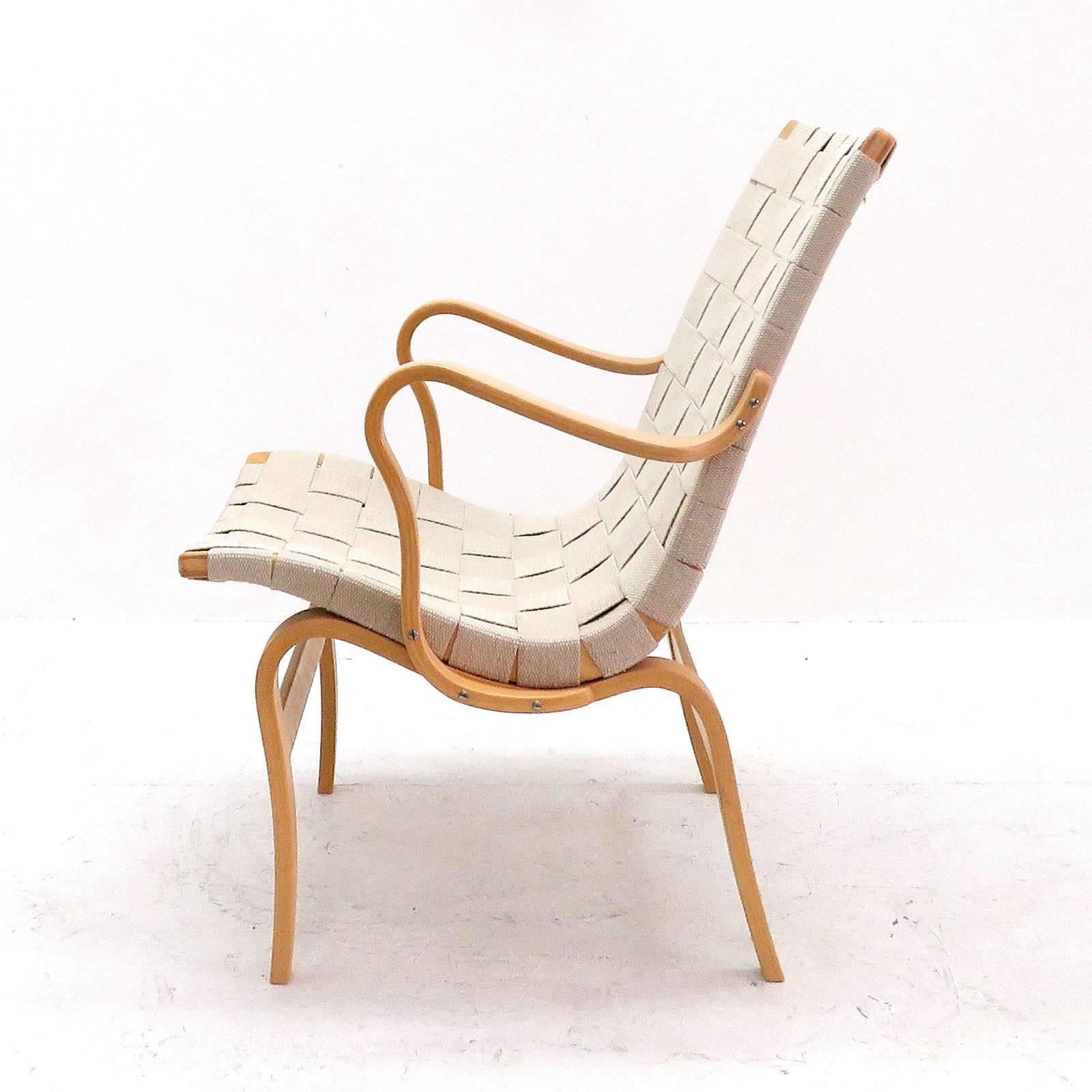 Suédois Fauteuil 'Eva' de Bruno Mathsson pour DUX