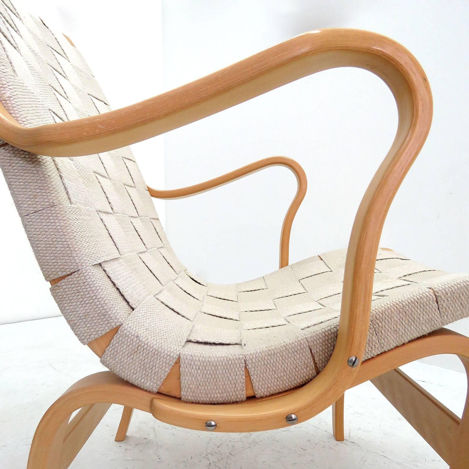 Armchair 'Eva' by Bruno Mathsson for DUX In Excellent Condition In Los Angeles, CA