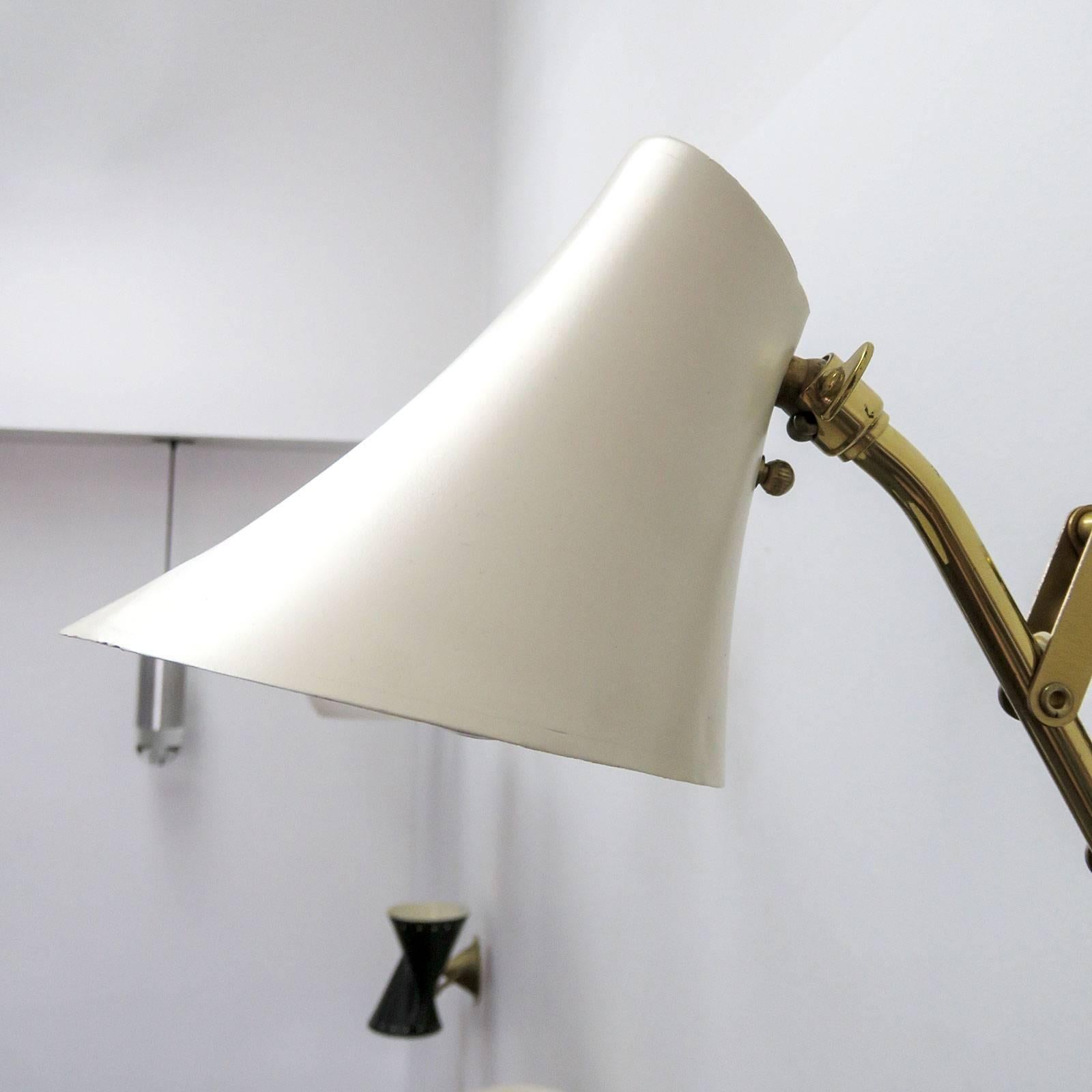 Mid-20th Century French Scissor Wall Lamps