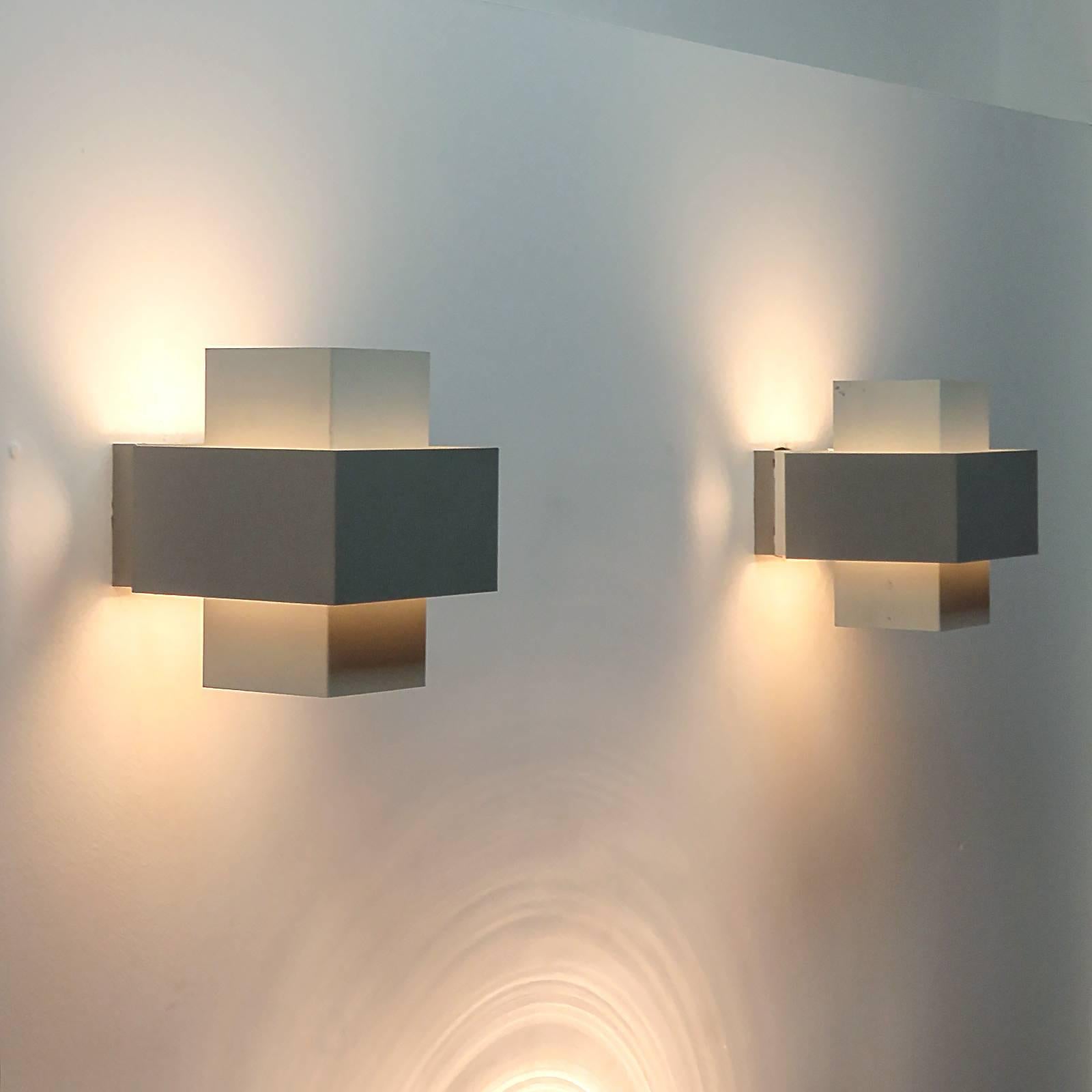 Mid-20th Century Pair of Philips Wall Lights