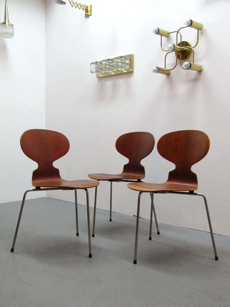 Steel Arne Jacobsen Ant Chairs