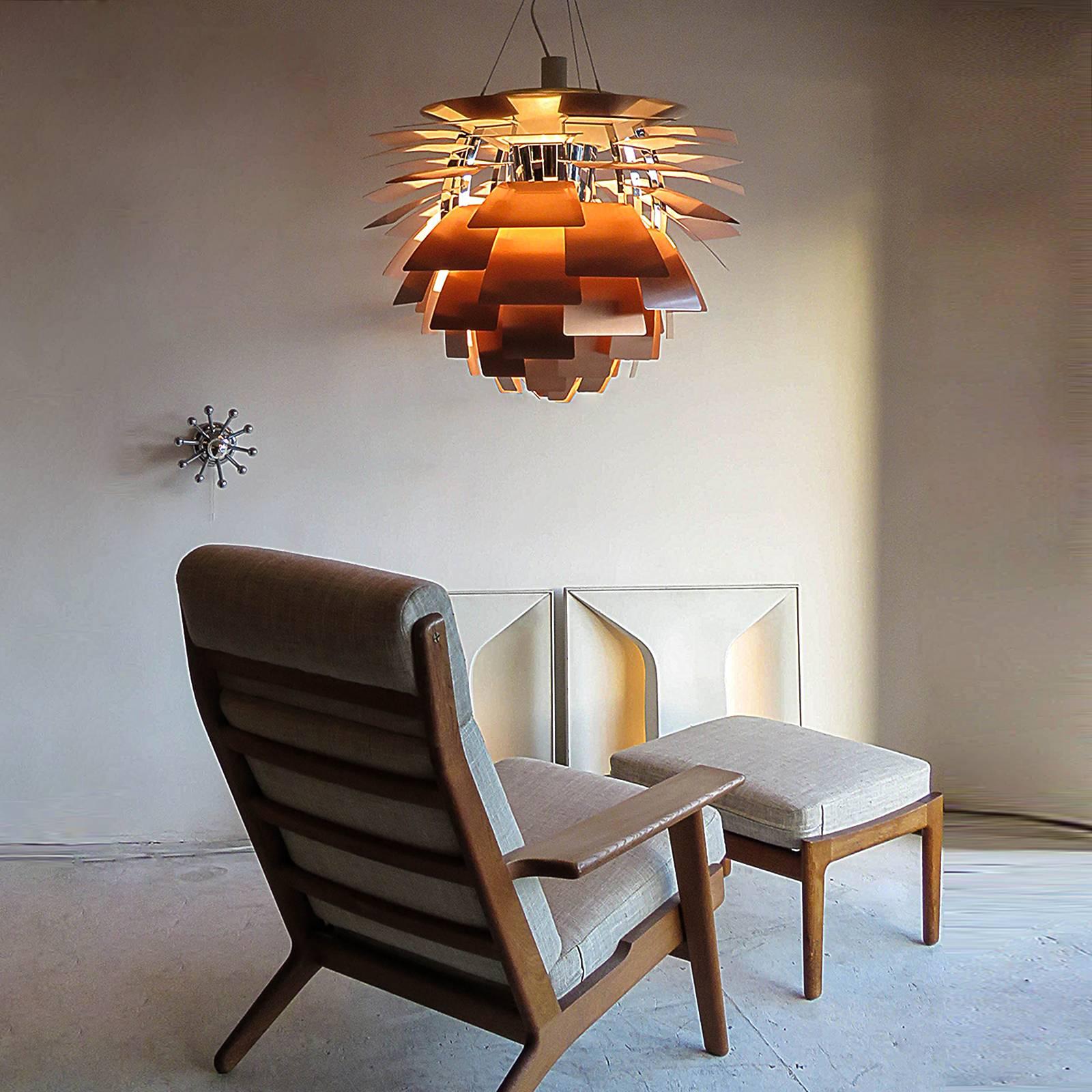 Large PH Artichoke Copper Lamp by Poul Henningsen 1