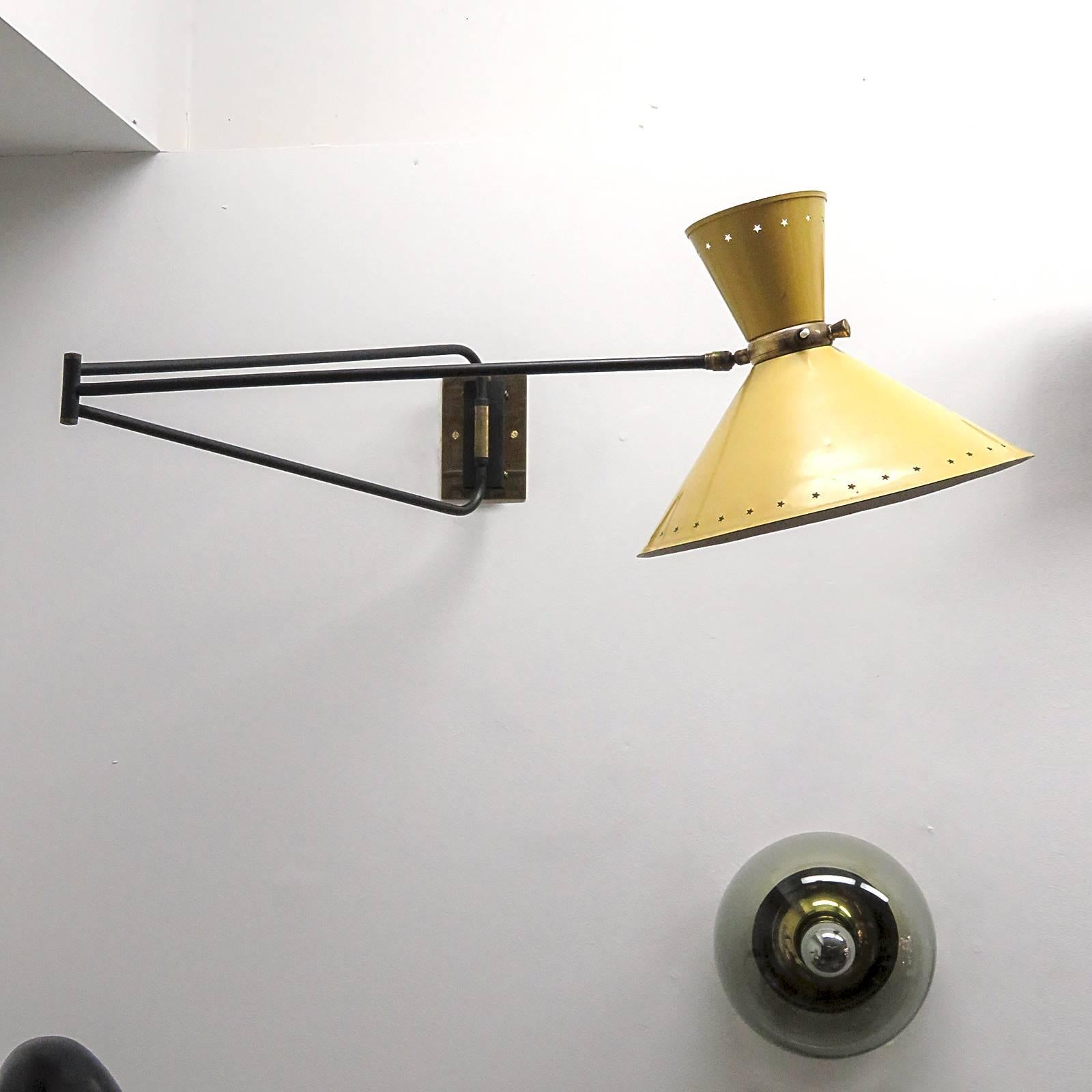 large swing arm sconce