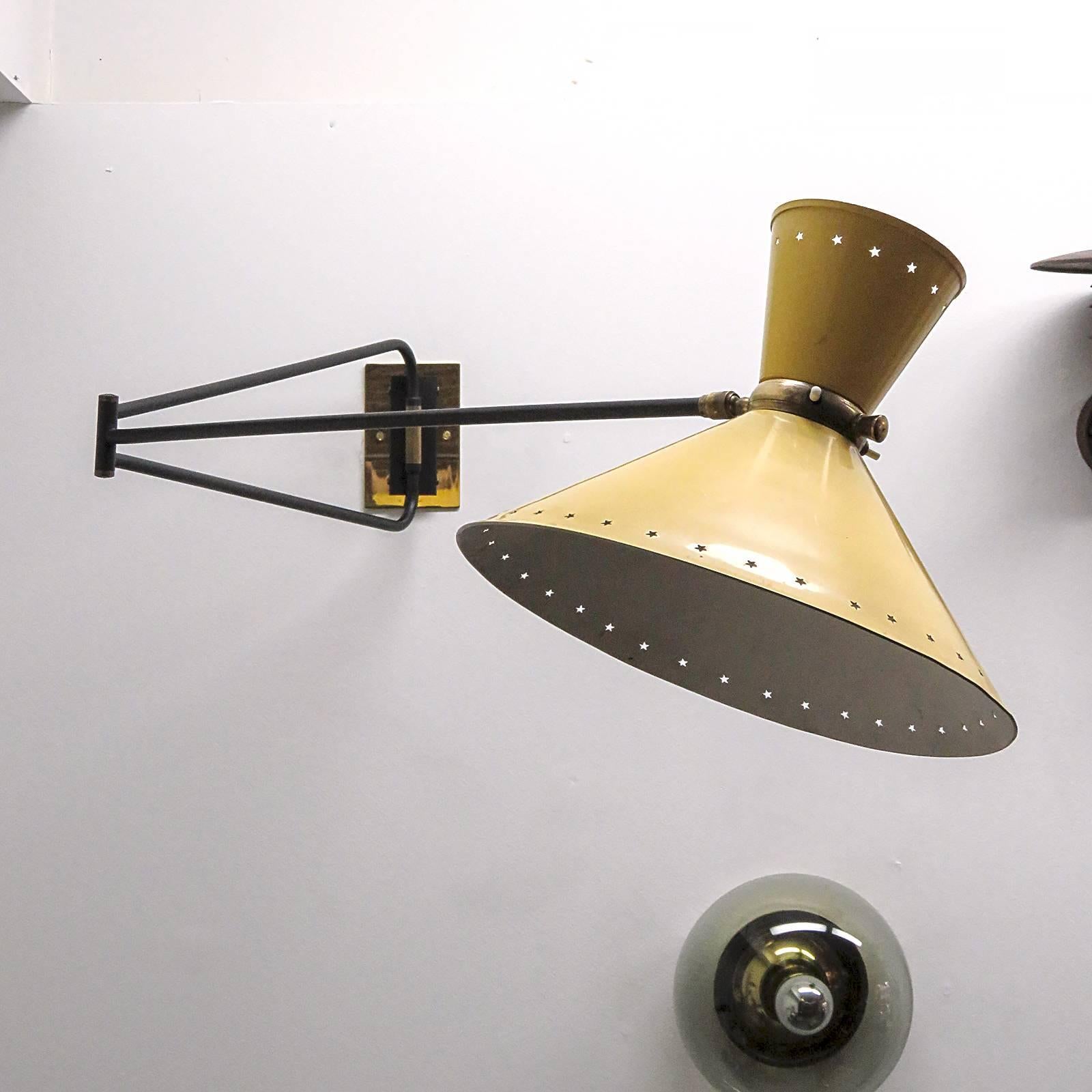 large swing arm wall lamp