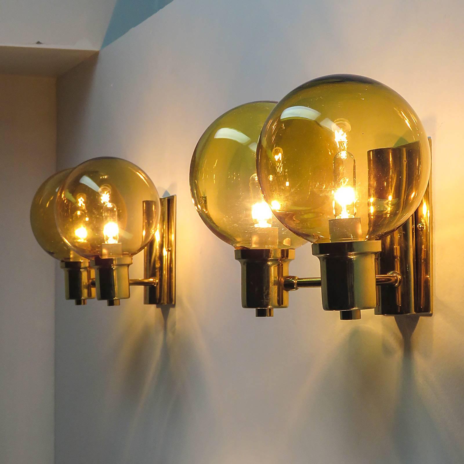 Double Arm Wall Lights by Hans Agne Jakobsen, 1950 2