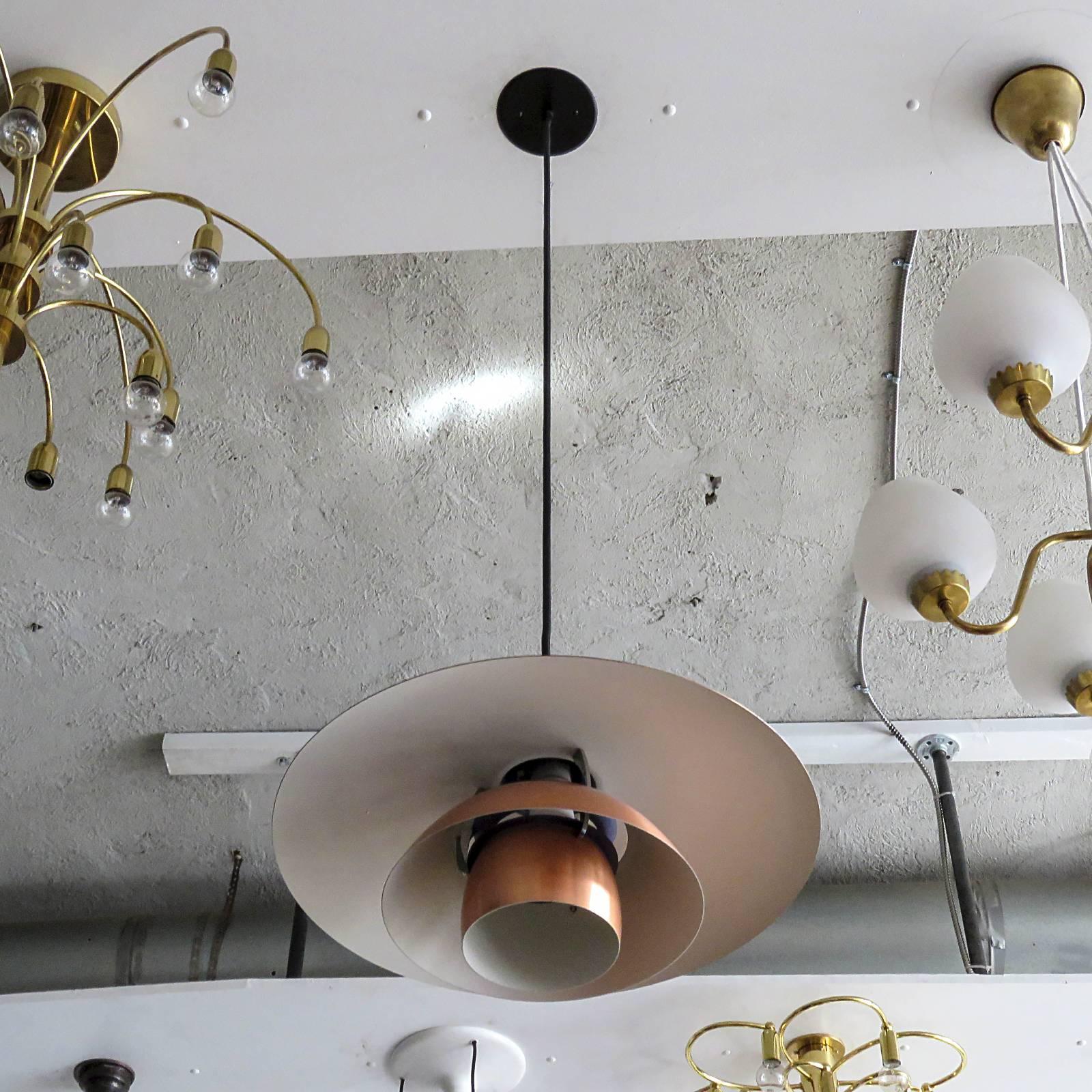 Danish Poul Henningsen PH 4½/4 Copper Pendant