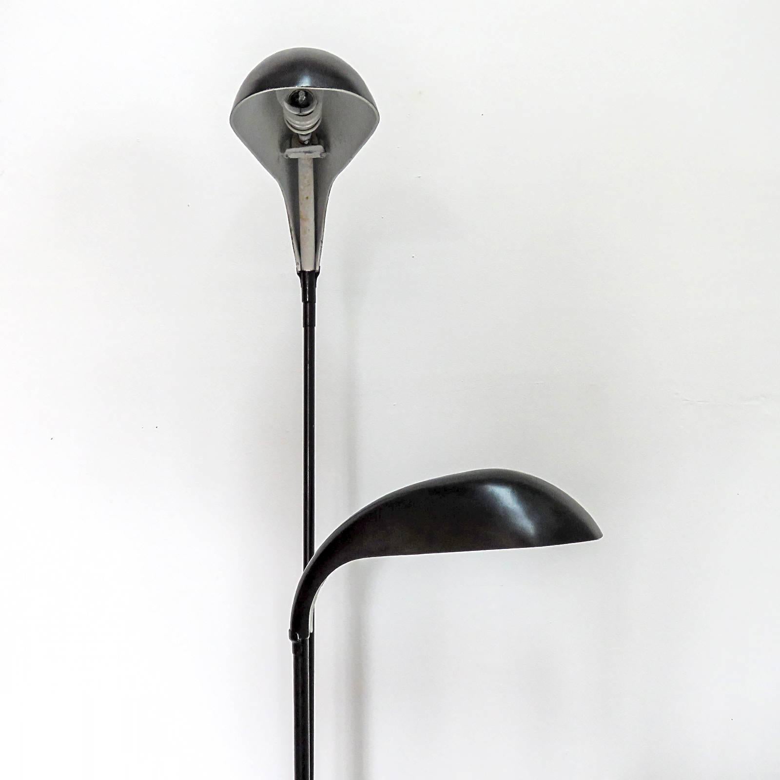Metal French Double Arm Floor Lamp