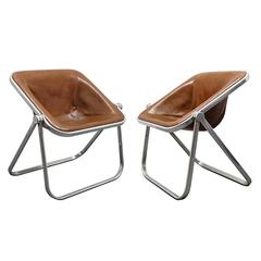 Pair of "Plona" Chairs by Giancarlo Piretti