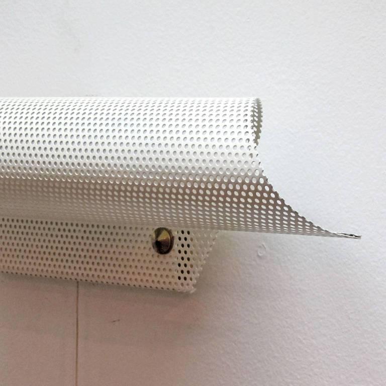 French Perforated Wall Light by Lunel In Excellent Condition In Los Angeles, CA