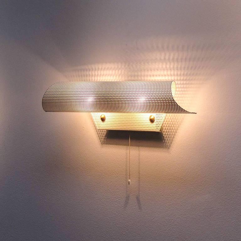 French Perforated Wall Light by Lunel 2