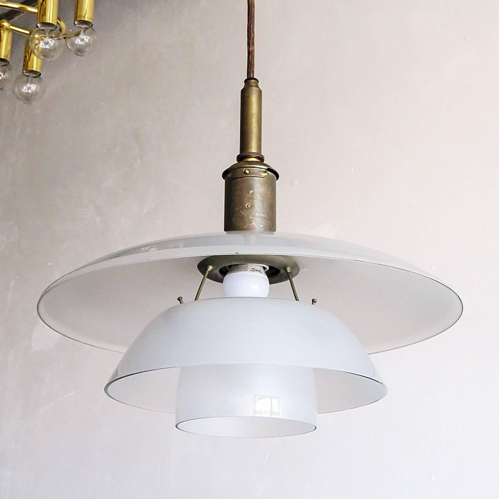 Mid-Century Modern Poul Henningsen. PH 4/4 Pendant Light, 1930