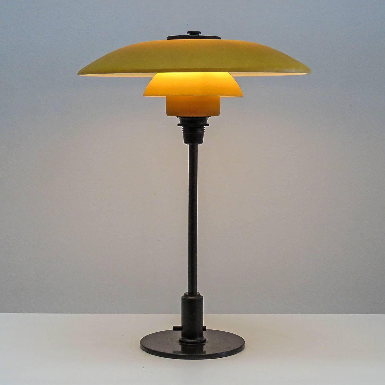 Brass Rare Poul Henningsen PH 3½-2 Table Lamp, 1930