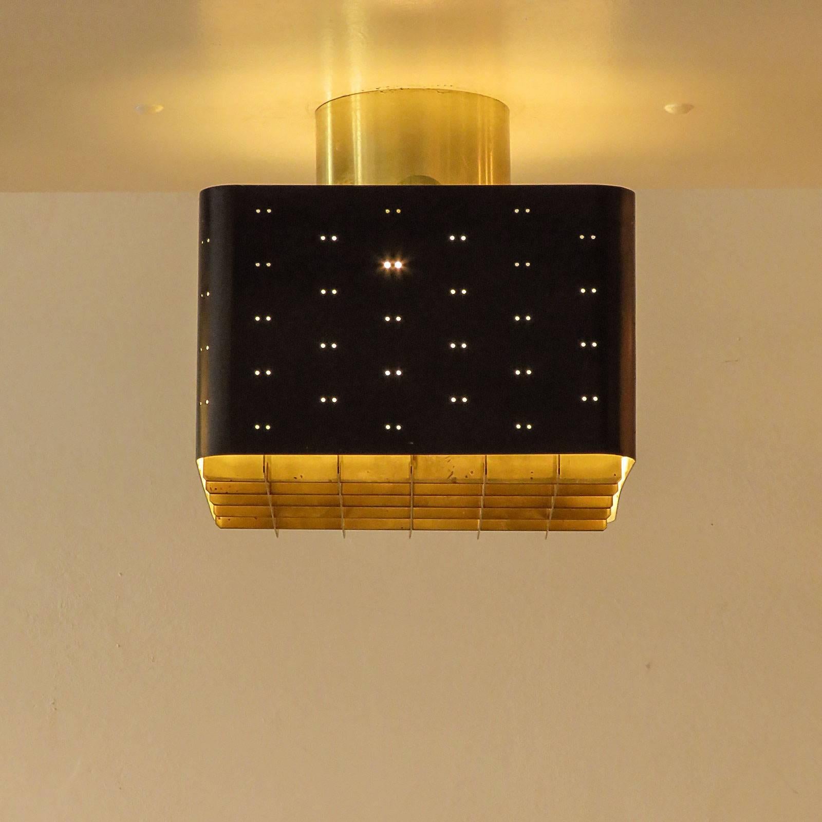 Metal Early Paavo Tynell Ceiling Light, Model 9068