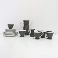 Service à café d'après dîner de Raymond Loewy pour « Rosenthal 2000 », 1954