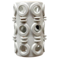 Sculptural Ceramic Wall Light No.49 by Heather Levine, USA
