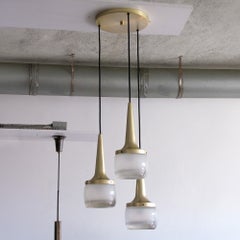 Lustre à trois suspensions, par Staff, Allemagne, 1960