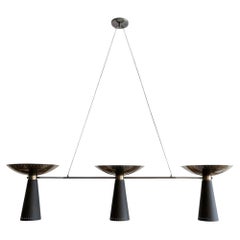Handcrafted Brass Chandelier 'Calice-3' by Gallery L7