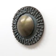 Sculptural Ceramic Wall Light No.B52 by Heather Levine