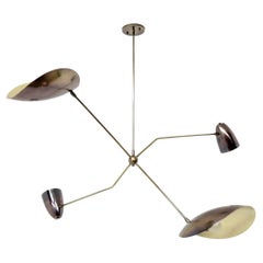 Handcrafted Brass Balancier Chandelier by Gallery L7
