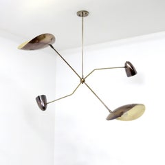 Handcrafted Brass Balancier Chandelier by Gallery L7