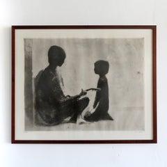 Louis Bastin 'Untitled' Lithography, signed, numbered 24/260, 1970