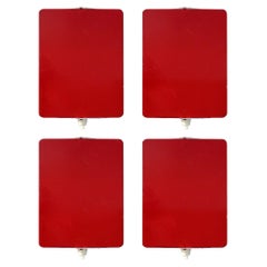 Iconic Red CP-1 Wall Lights by Charlotte Perriand, 1960