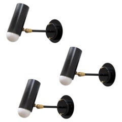 French Mid-Century Modern Boris Lacroix Wall Lights, 1950