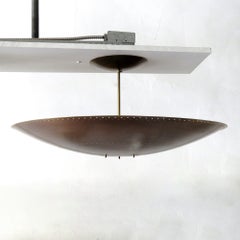 Handcrafted Aged Brass Utah-30 Ceiling Light by Gallery L7
